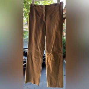 Women’s Ann Taylor LOFT cream/Beige Suede Pants Petite